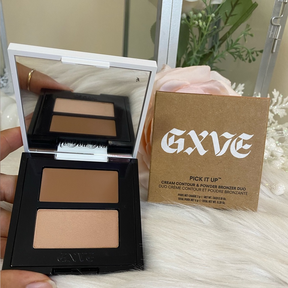 GXVE Pick It Up Cream Contour & Powder Bronzer Heatin' Up Full Size .20 oz